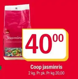Coop Extra Coop jasminris tilbud