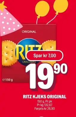 Coop Extra Ritz kjeks original tilbud