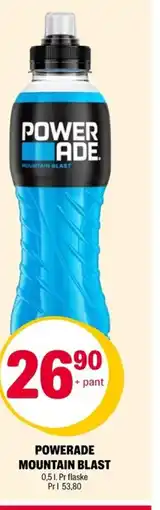 Coop Extra Powerade Mountain blast tilbud
