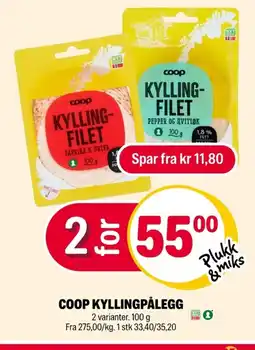 Coop Extra Coop kyllingpålegg tilbud