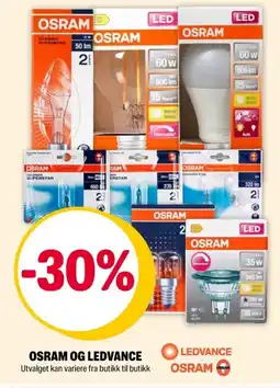 Coop Extra Osram og ledvance tilbud