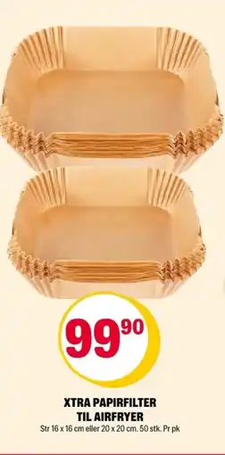 Coop Extra Xtra papirfilter til airfryer tilbud