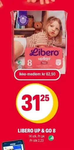 Coop Extra Libero Up & go 8 tilbud