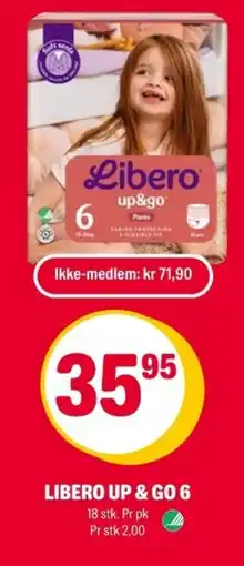 Coop Extra Libero Up & go 6 tilbud