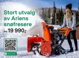 Felleskjøpet Stort utvalg av Ariens snøfresere tilbud