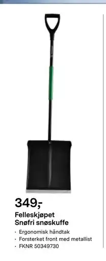 Felleskjøpet Felleskjøpet Snøfri snøskuffe tilbud