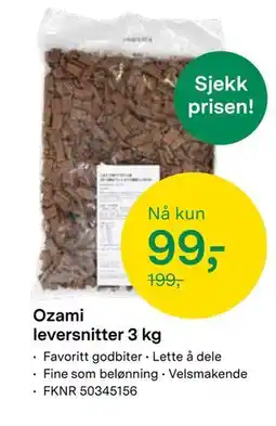 Felleskjøpet Ozami leversnitter 3 kg tilbud