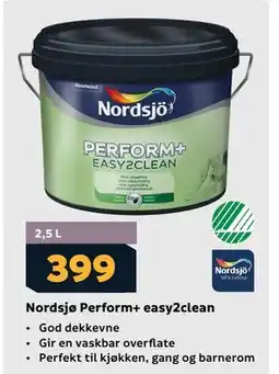 Megaflis Nordsjø Perform+ easy2clean tilbud