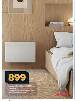 Megaflis Beha panelovn Classic HC 10 hvit tilbud