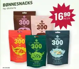 Holdbart BØNNESNACKS tilbud