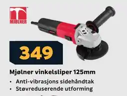 Megaflis Mjølner vinkelsliper 125mm tilbud