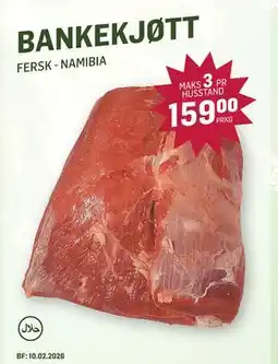 Holdbart BANKEKJØTT tilbud