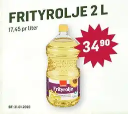 Holdbart FRITYROLJE 2 L tilbud