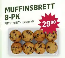 Holdbart MUFFINSBRETT 8-PK tilbud
