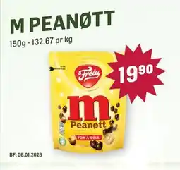 Holdbart M PEANØTT tilbud