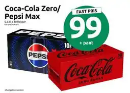 Joker Coca-Cola Zero/ Pepsi Max tilbud