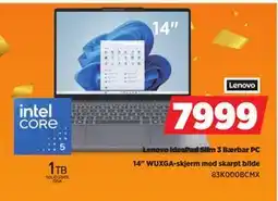 POWER Lenovo IdeaP ad Slim 3 Bærbar PC tilbud