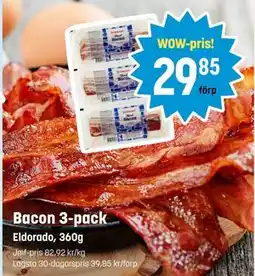 Eurocash Bacon 3-pack tilbud