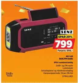 POWER Alt i ett DAB/FM Radio tilbud