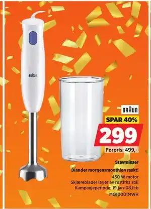 POWER Stavmikser tilbud