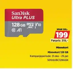 POWER Minnekort tilbud