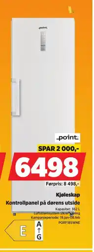 POWER Kjøleskap tilbud