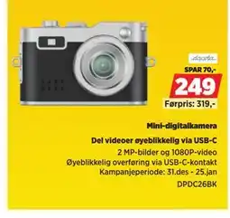 POWER Mini-digitalkamera tilbud