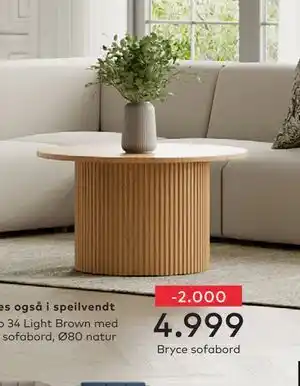 Skeidar Bryce sofabord tilbud
