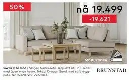 Skeidar Slogen hjørnesofa tilbud