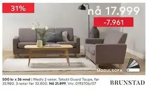 Skeidar Medly 2-seter tilbud