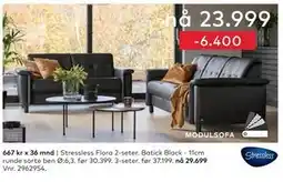 Skeidar Stressless Flora 2-seter tilbud