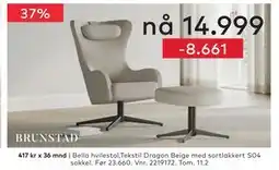 Skeidar Bella hvilestol tilbud