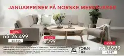 Skeidar Noor Lux Hjørnesofa tilbud