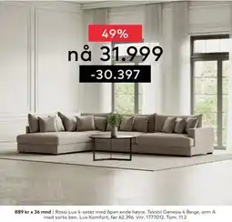 Skeidar Rossi Lux 4-seter tilbud