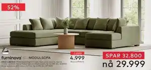 Skeidar Paso Doble Night U-sofa tilbud