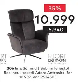 Skeidar Sublim lenestol Recliner tilbud