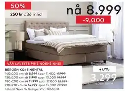 Skeidar BERGEN KONTINENTAL tilbud