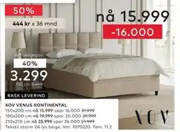 Skeidar Ask sengegavl tilbud