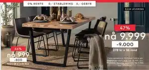 Skeidar Seattle spisestol tilbud