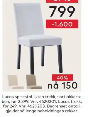 Skeidar Lucas trekk tilbud