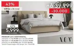 Skeidar LUX 3 sengegavl tilbud