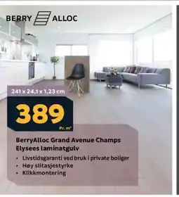 Megaflis BerryAlloc Grand Avenue Champs Elysees laminatgulv tilbud