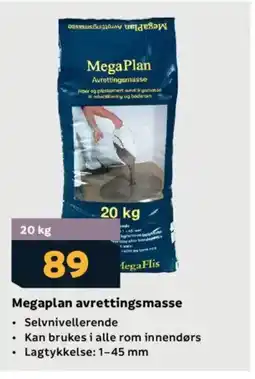 Megaflis Megaplan avrettingsmasse tilbud