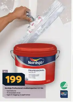 Megaflis Nordsjø Professional mediumsparkel/LS 104 tilbud