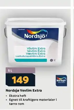 Megaflis Nordsjø Vevlim Extra tilbud