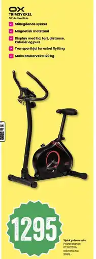 Sport Outlet TRIMSYKKEL tilbud