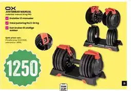 Sport Outlet JUSTERBAR MANUAL tilbud