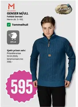 Sport Outlet GENSER M/ULL tilbud