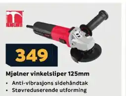 Megaflis Mjølner vinkelsliper 125mm tilbud