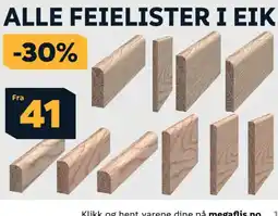 Megaflis Alle feielister i eik tilbud